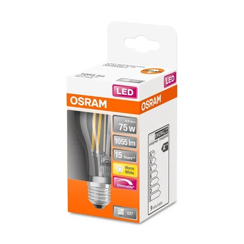 OSRAM LED lemputė A60 E27 9 W 1055 lm 2700 K image 2