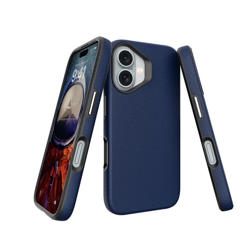 Perfectionists Triangle Mag Case Apple iPhone 15 Tamsiai mėlynas image 3