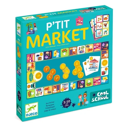 Djeco DJ08533 Cool school p'tit market image 1