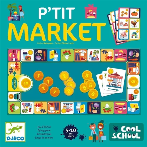 Djeco DJ08533 Cool school p'tit market image 2