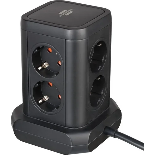 Buitinis ilgintuvas-stovas BRENNENSTUHL, 8 vietų, 4USB, 2 m image 2