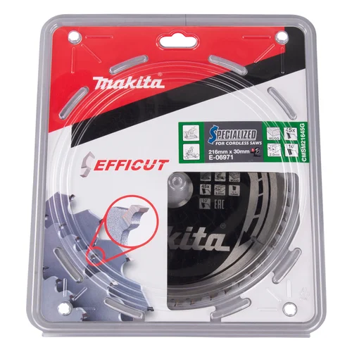 Makita E-06971 Pjovimo diskas 216x30x2,0 mm Z-45 10° image 2