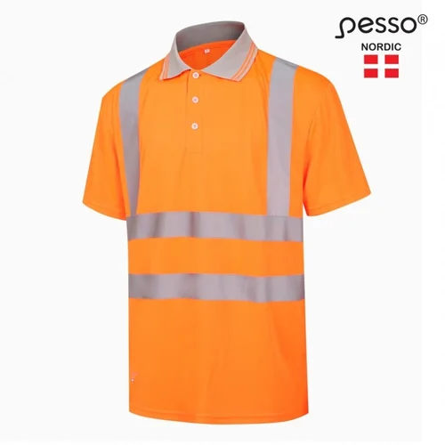 PESSO HVPOR Polo marškinėliai Hi-vis oranžiniai S image 2