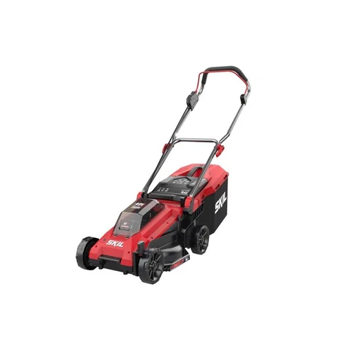 SKIL GM1E0130BA Akumuliatorinė vejapjovė, 34 cm, 2x18V, 2x2Ah image 2