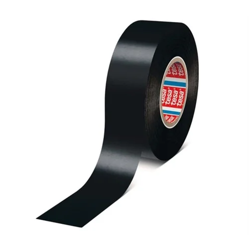 Izoliacinė juosta Tesaflex, juoda, 50 mm x 33 m image 1