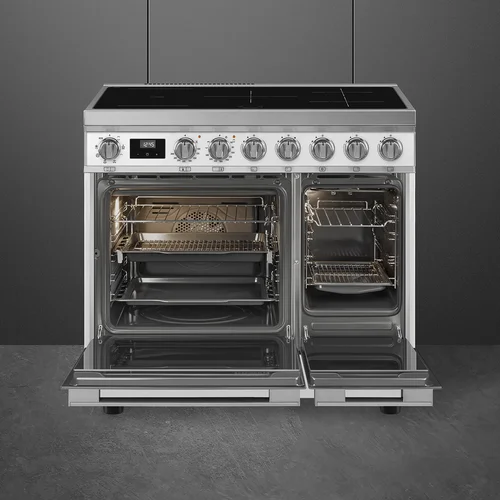 Smeg CPF92IMWH Indukcinė viryklė su elektrine orkaitė 90 cm Balta image 2