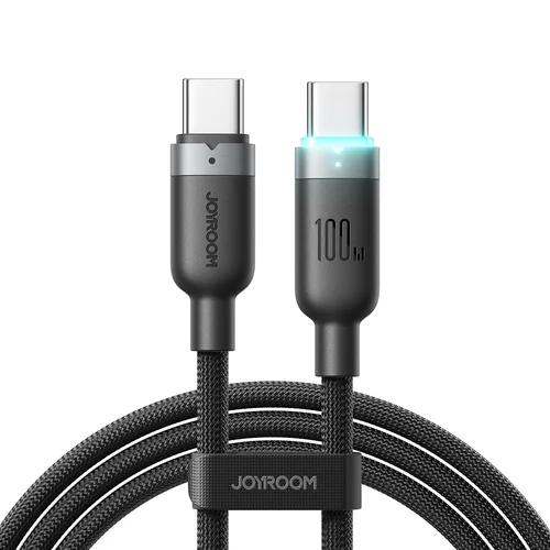 Joyroom S-A63 USB-C į USB-C kabelis 100W 1,2 m Juodas image 1