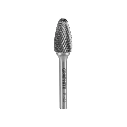 GRAPHITE Metalo freza HM, tipas F, Ø14 x 25 mm image 1
