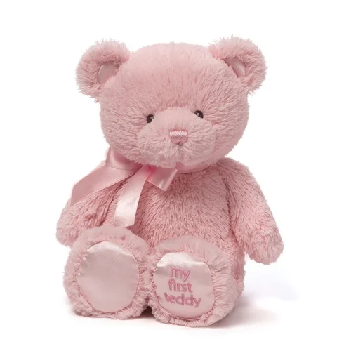 Pliušinis žaislas Gund Teddy 6055512/6055510, rudas/rožinis image 2
