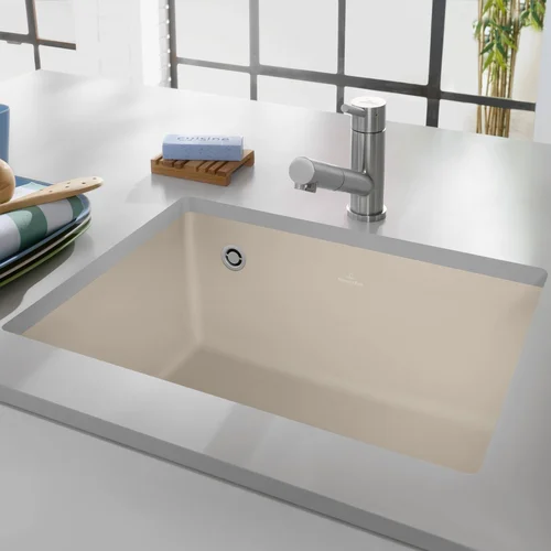 Villeroy & Boch Subway 60 SU plautuvė, 331001AM, keramikinė, Almond image 3