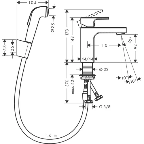 Hansgrohe Vernis Shape 71216000 Chromas image 2