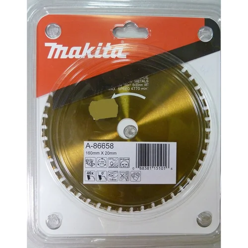 Pjovimo diskas Makita 160X20 46T, 5621RD Metalui A-86658 image 2