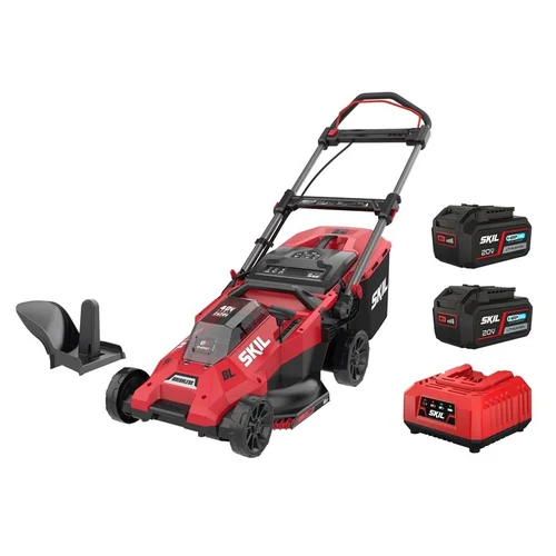 SKIL GM1E0140BA Akumuliatorinė vejapjovė 43 cm 2x18V 2x4Ah image 1