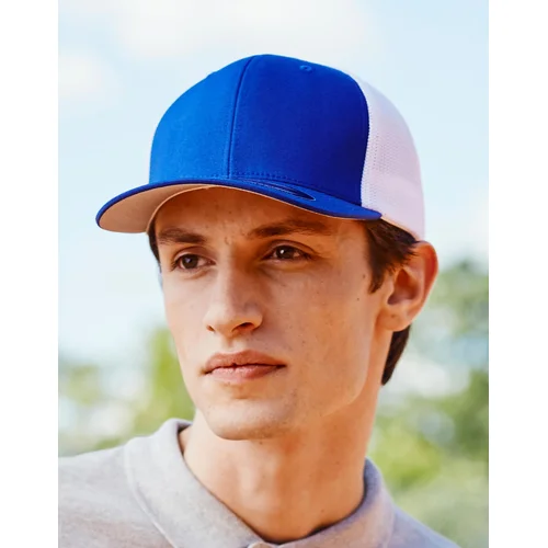 Tinklinė dviejų spalvų Flexfit 6511T kepuraitė su snapeliu - L/XL, Navy/White image 2