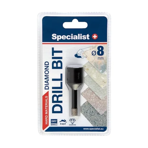 Specialist+ deimantinis grąžtas D8 M14 image 1