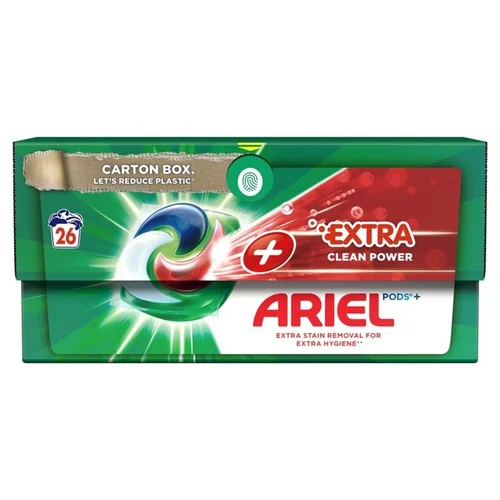 Skalbimo kapsulės ARIEL EXTRA CLEAN POWER, 26 vnt. image 2