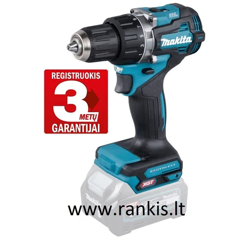 Makita DF002GZ XGT 40Vmax Akumuliatorinis gręžtuvas-suktuvas image 1