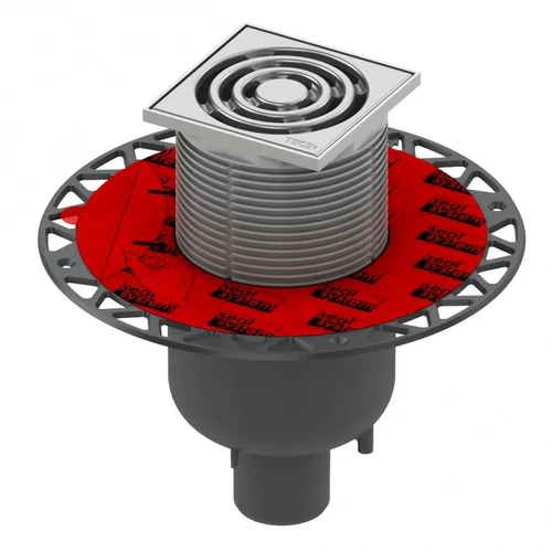 Tece drainpoint S 130 vertikalus trapo komplektas image 1