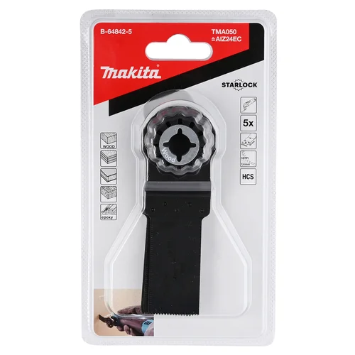 Makita B-64842-5 TMA050 Įgilinamieji pjovimo diskai 24 mm STARLOCK 5Vnt image 3