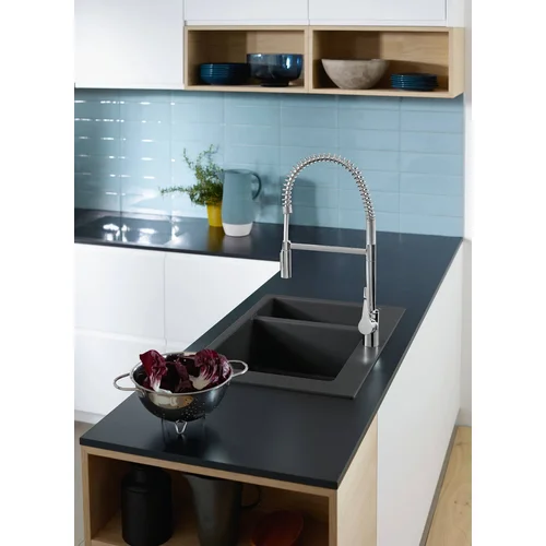Hansgrohe S51 S510-F635 ant stalviršio plautuvė, 750 x 490 mm image 2