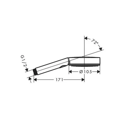 Hansgrohe Pulsify Select S 3 srovės 24111140 Braižyta bronza image 3