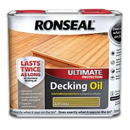 Ronseal Ultimate Decking Oil, 2,5 L, Šv.Ąžuolas image 1