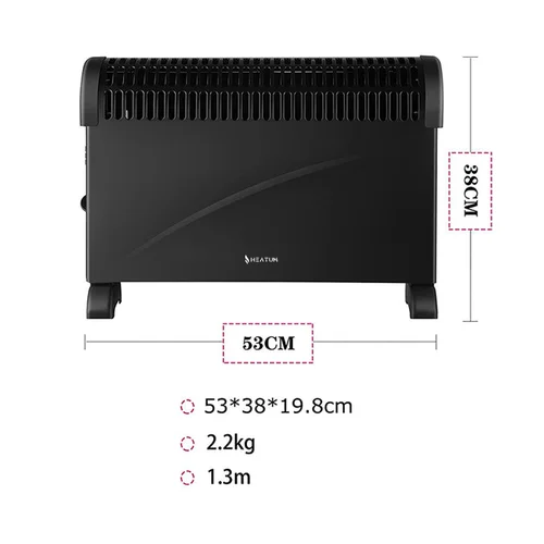 Heatum THERMA H2000 Juodas image 3