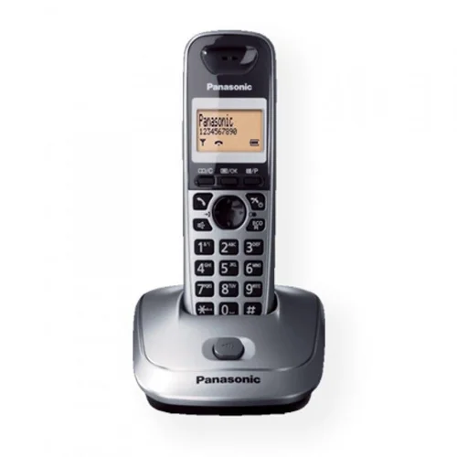 Panasonic KX-TG2511FXM belaidis telefonas, Pilkas image 1