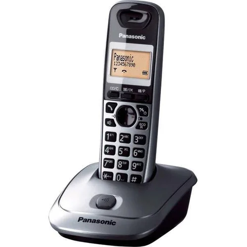 Panasonic KX-TG2511FXM belaidis telefonas, Pilkas image 3