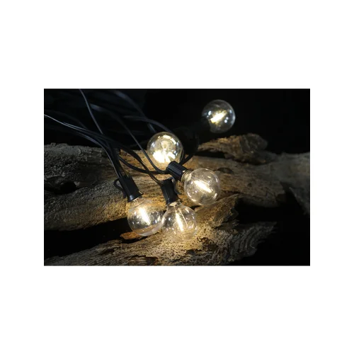 BD-F-G40-F-S3-10 LED girlianda, IP44, Juoda image 2