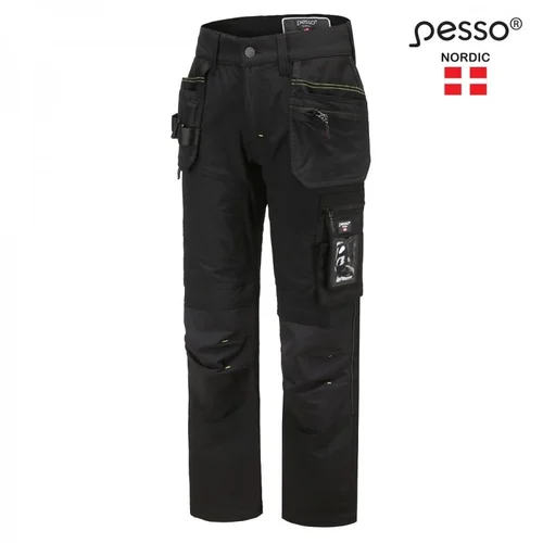 Kelnės PESSO Taurus Flex Pro 165B stretch juodos 56 image 3