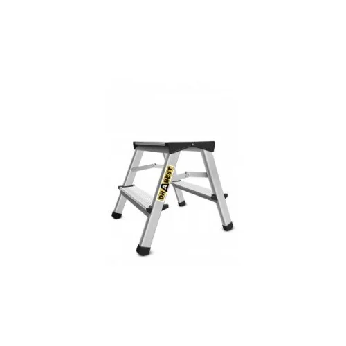 DRABEST DD2 Dvipusės aliuminio kopėčios 125 kg image 1