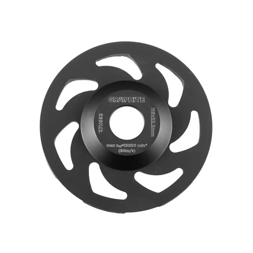 GRAPHITE 57H892 Deimantinis šlifavimo diskas 115 mm L segmentas image 3