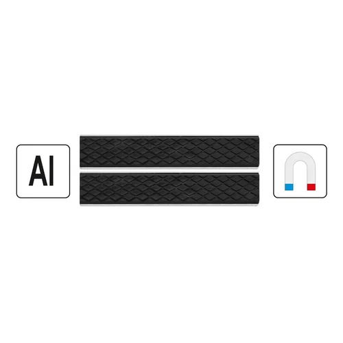 YATO Spaustuvų lūpų apsaugos gumuotos aliuminės 2vnt 100x30x10 mm image 2