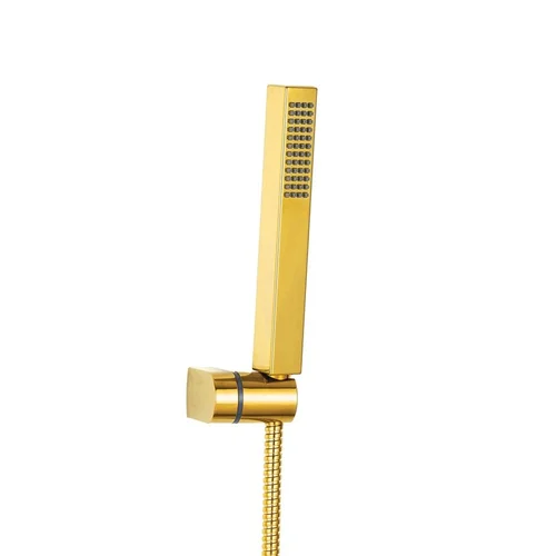 Invena Glamour AU-05-M09-S dušo galvutė, 37 mm, Aukso image 1