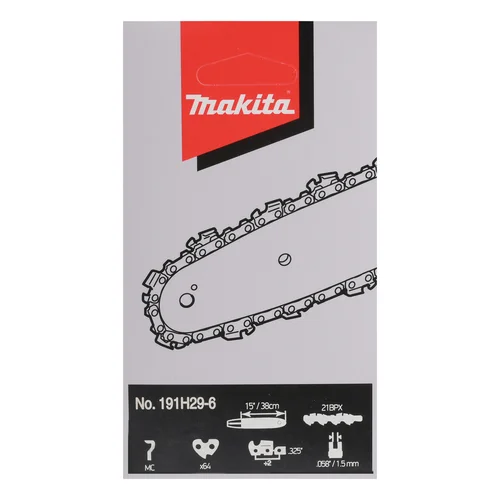 Makita 191H29-6 grandinė, SC 38 cm / 15", 0,325", 1,5 mm, 64H image 2