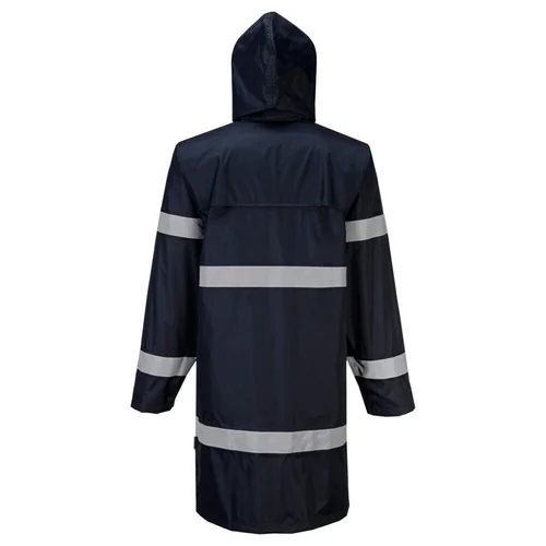 PORTWEST F437 Ilga lietaus striukė, 100 cm, 5XL, Juoda image 2