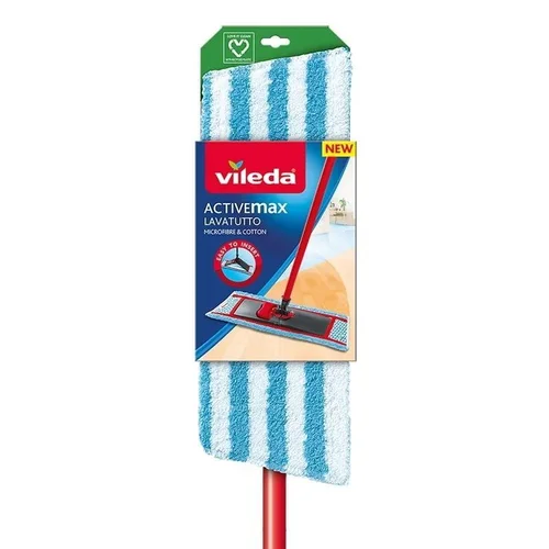Vileda Active Max Mop grindų šepetys su kotu 80–140 cm image 1