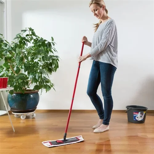 Vileda Active Max Mop grindų šepetys su kotu 80–140 cm image 2