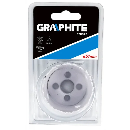GRAPHITE Bi-metalinė gręžimo karūnėlė 51 mm image 2