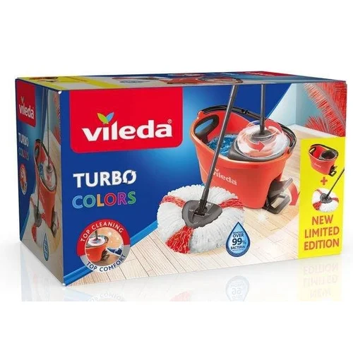 Vileda TURBO grindų plovimo rinkinys Raudona image 3