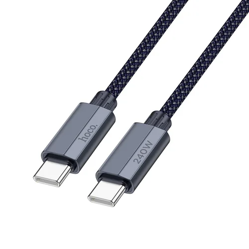 Hoco U134 USB-C kabelis 1.8 m Juodas image 2