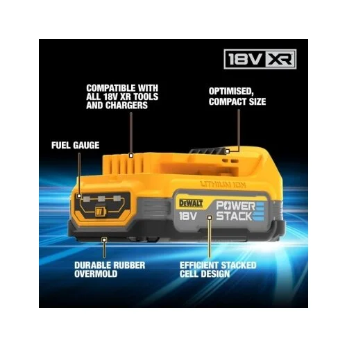 DeWalt DCBP034 POWERSTACK 18 V 1.7 Ah LI-ION akumuliatorius image 3