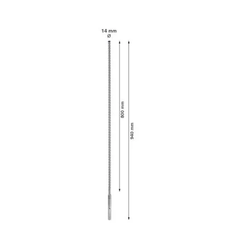 Bosch SDS-max-8X grąžtas betonui, 14x800x940 mm, 2608900210 image 2