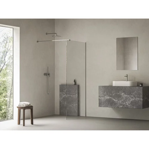RAVAK Walk-In Air Wall dušo kabina, 90 cm pločio, skaidrus stiklas image 1