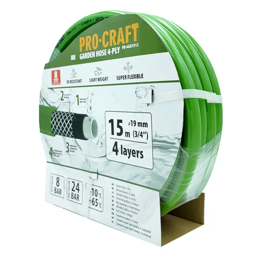 ProCraft PR-4GH1915 sodo žarna, 15 m, Žalia image 2