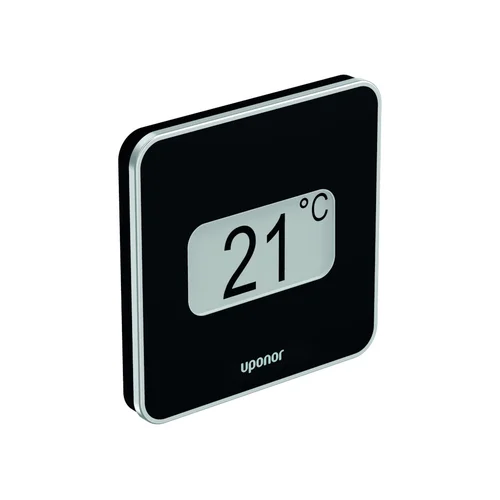 Uponor Smatrix Pulse Termostatas D+RH Style T-169 Juoda image 1