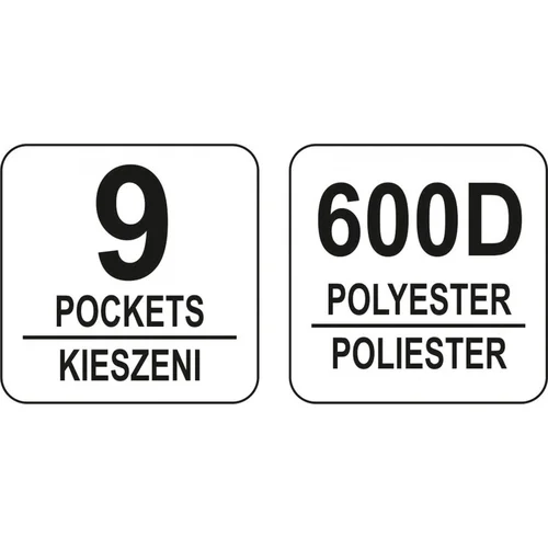 Yato įrankių krepšys 12" su rankena image 3
