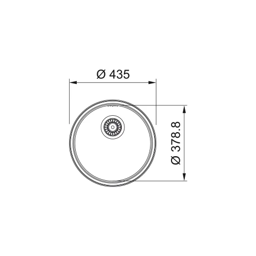 Franke Rondo ROX 610/110-38 101.0725.057 plautuvė image 2