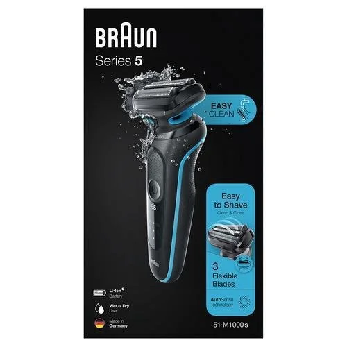 Braun Barzdaskutė Series 5 51-M1000s li-ion image 3
